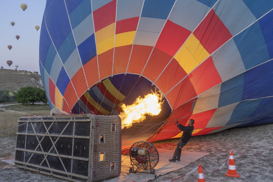 hot balloon flight