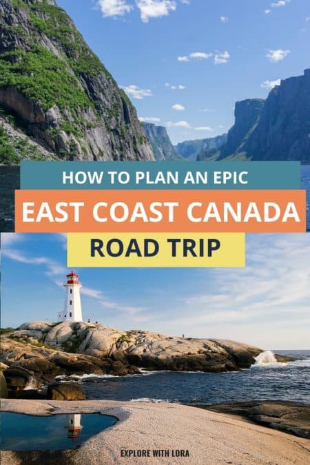 canada east coast road trip pin