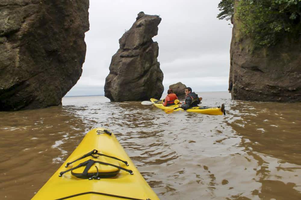 Kayaking at Bay of Fundy