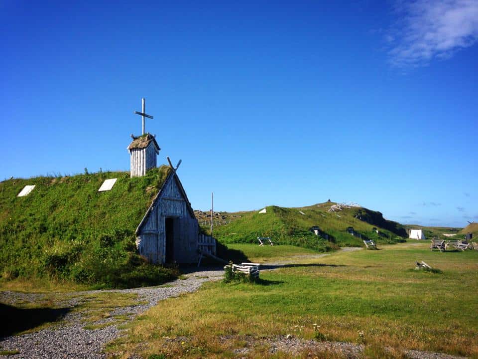 l'anse aux meadows viking site in newfoundland
